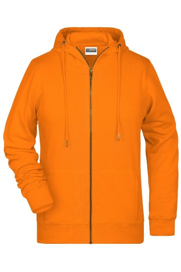 JN Ladies Zip Hoody 8025 oranje