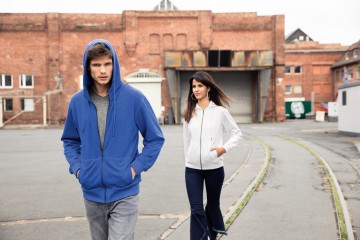 JN Men's Zip Hoody 8026 dames en heren model