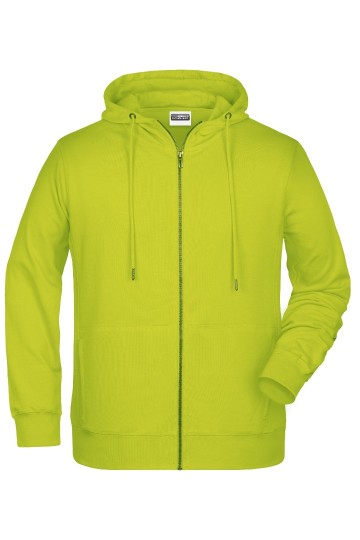 JN Men's Zip Hoody 8026 chemischgeel