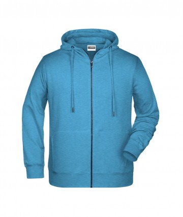 JN Men's Zip Hoody 8026 glaciermelange