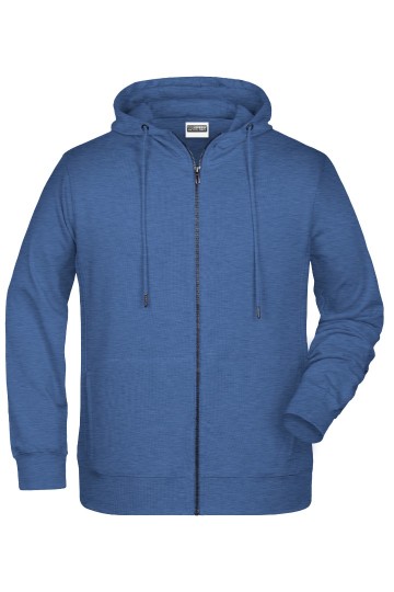 JN Men's Zip Hoody 8026 lichtdenimmelange