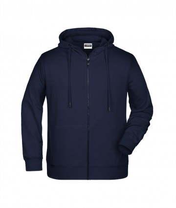 JN Men's Zip Hoody 8026 marineblauw