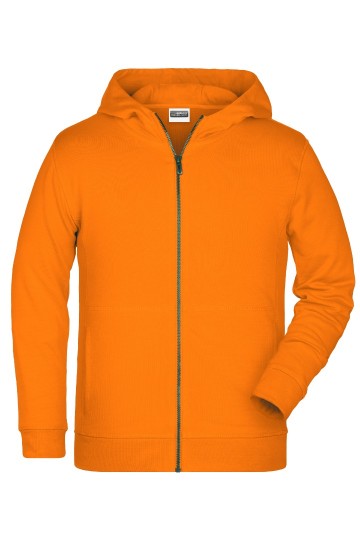 JN Kids Zip Hoody 8026k oranje