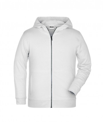 JN Kids Zip Hoody 8026k wit