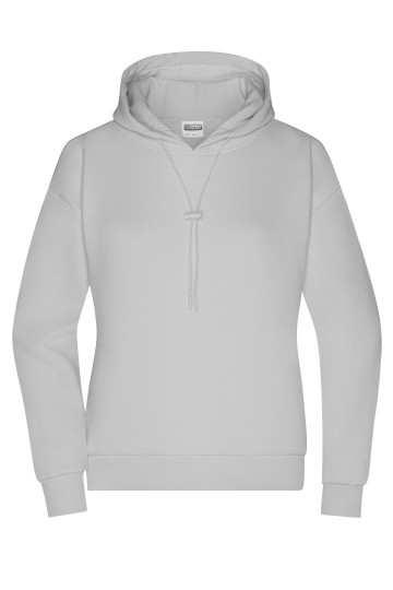 8033 JN Ladies Lounge Hoody zachtgrijs