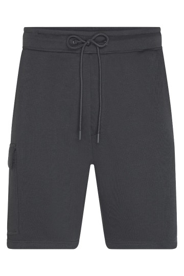 8038 JN Men's joggingbroek kort grafietgrijs