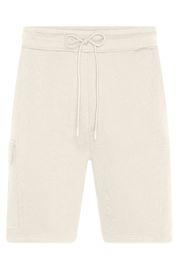 8038 JN Men's joggingbroek kort vanille