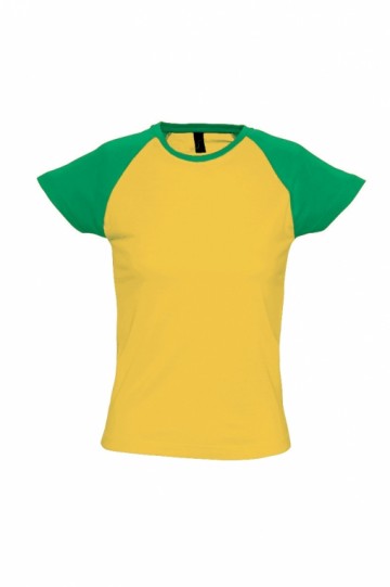 11195 Sol's Milky dames T-shirt tweekleurig
