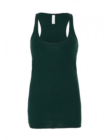 8430 B+C Tanktop Tri-Blend Racerback emerald
