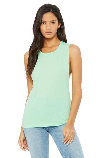 8803 B+C Flowy Scoop Muscle Tanktop mint