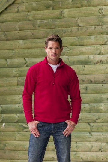 Russell Microfleece met 1/4 rits