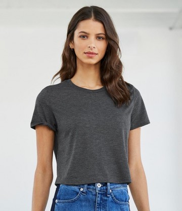8882 B+C Bella Flowy Cropped T-shirt