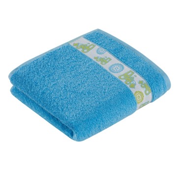 Vossen Kids Farm 9001/2935 handddoek 50x100 456 Paradise Blue