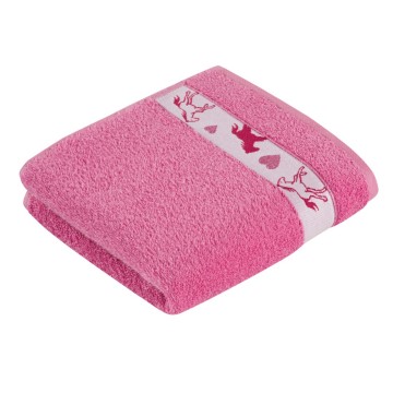 Vossen Pony 9001/2936 handdoek 50x100 3475 Pretty Pink