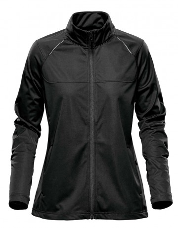 906.18 Stormtech Dames Greenwich Softshell zwart