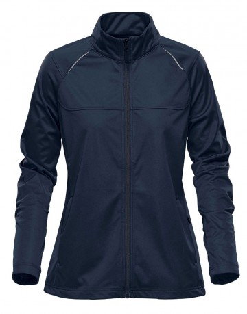 906.18 Stormtech Dames Greenwich Softshell marineblauw