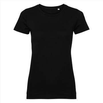 Russell Authentiek T-shirt Puur Organisch 108F zwart