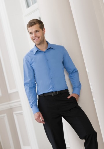 Russell Poplin Shirt met LM tailored