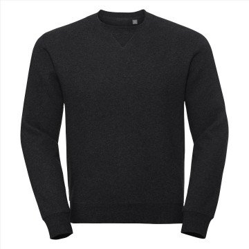 Russell Authentieke melange sweater 260M houtskool melange