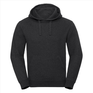 Russell Authentic sweater met kap 261M houtskool melange