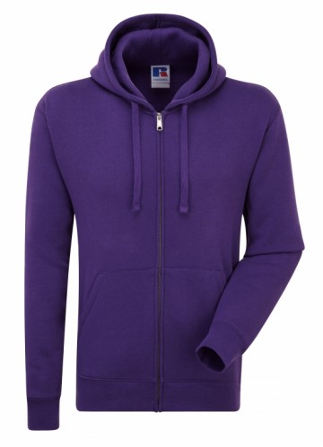 Russell Authentieke sweater met kap en rits