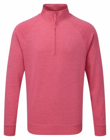 Russell HD sweater met 1/4 rits