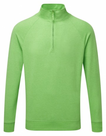 Russell HD sweater met 1/4 rits