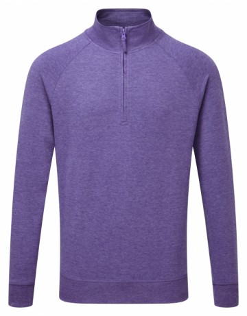 Russell HD sweater met 1/4 rits