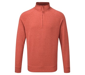Russell HD sweater met 1/4 rits