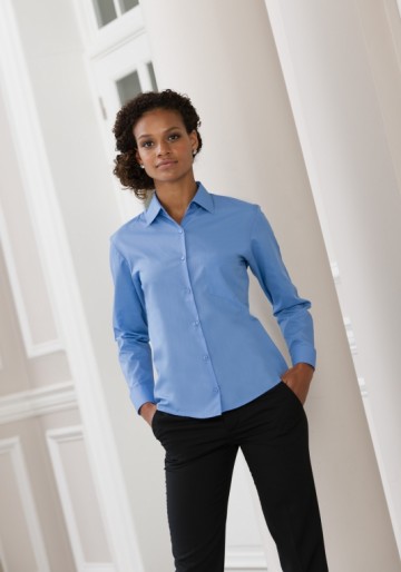 Russell Poplin Shirt Easy Care met LM
