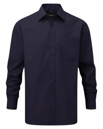 Russell Poplin Shirt Easy Care met LM