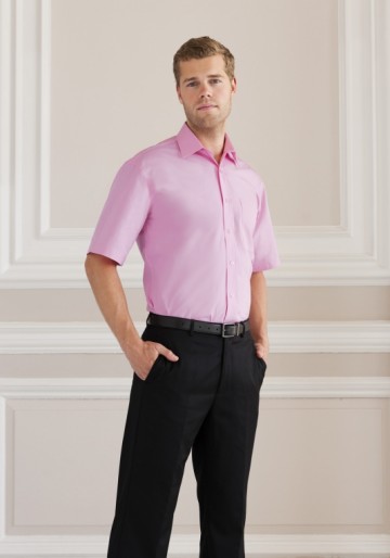 Russell Poplin Shirt Pure Cotton Easy Care
