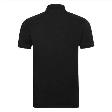 Russell HD Raglan Polo 565M zwart