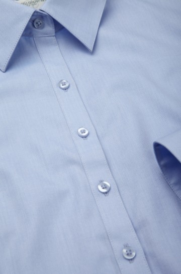 Russell Herringbone Shirt met LM