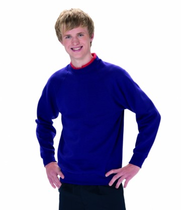 Russell Kids klassieke raglan sweatshirt met LM