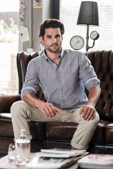 Russell Tailored Washed Oxford shirt 920M