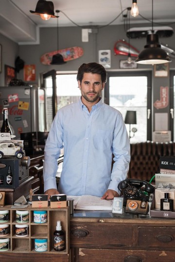 Russell Tailored Washed Oxford shirt 920M