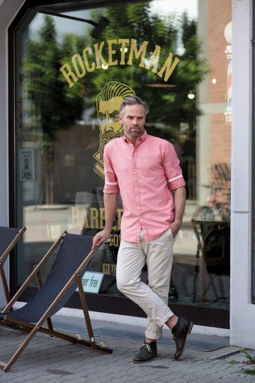 Russell Tailored Washed Oxford shirt 920M