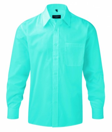 Russell Poplin Shirt Easy Care met LM
