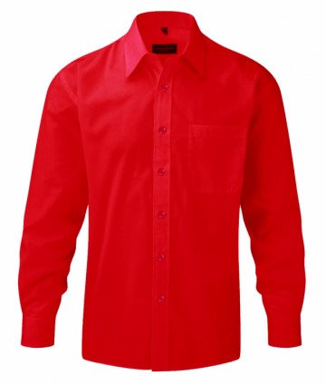 Russell Poplin Shirt Easy Care met LM