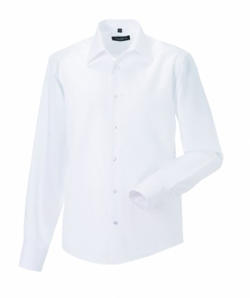 Russell Micro Twill Ultimate Non-Iron Shirt met LM tailored