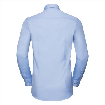 Russell Tailored Contrast Herringbone Shirt 964M