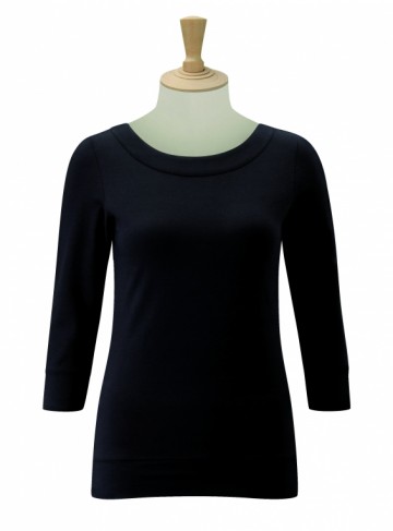 Russell Ladies Stretch Top met 3/4 mouw