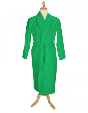 ARTG badjas met sjaalkraag AR025 iers groen