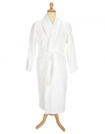 ARTG badjas met sjaalkraag AR025 wit