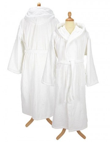 ARTG badjas met kap AR026 wit