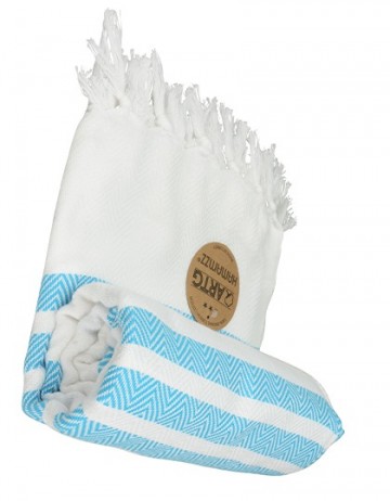 ARTG AR053 Hamam Dalaman handdoek 900016 witenwaterblauw1