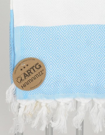 ARTG Hamamzz® Mamaris de Luxe AR056 mintgroen wit