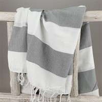 ARTG Hamamzz® Antalya AR058 wit antracietgrijs