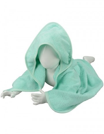 ARTG Babiezz® badjas met kap div kleuren ARB032 mint groen